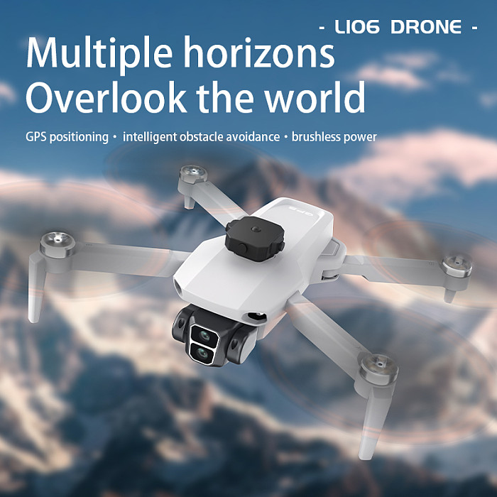 LYZRC L106 GPS RC Drone aerial photography 8k optical flow hovering remote control aircraft toy quadcopter Obstacle Avoidance Portable Foldable FPV Drone