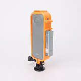 Quick Release Frame Horizontal Vertical Shooting Bracket Cold Shoe Mount Light Holder for Insta360 X5 Protective Cage
