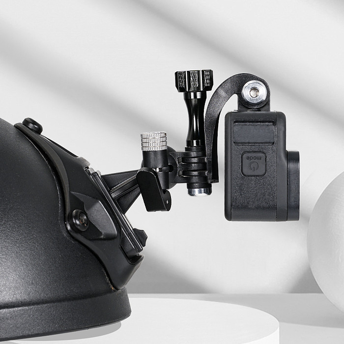 XINTE 360° Adjustable Helmet Adapter Stand Action Camera Fixed Install Mount with 17mm Ball Head for FAST MICH NVG Mount for Gopro DJI ACTION Camera