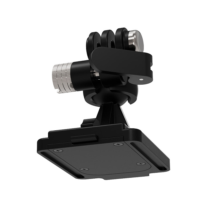 XINTE 360° Adjustable Helmet Adapter Stand Action Camera Fixed Install Mount with 17mm Ball Head for FAST MICH NVG Mount for Gopro DJI ACTION Camera