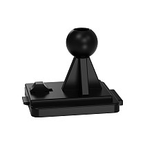 XINTE 360° Adjustable Helmet Adapter Stand Action Camera Fixed Install Mount with 17mm Ball Head for FAST MICH NVG Mount for Gopro DJI ACTION Camera