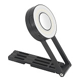 XINTE MagSafe Aluminum Alloy Magnetic Desktop Folding Selfie Stand With Selfie Mirror/Fill Light Set Portable For Apple 16/15/14 Series/Android/Huawei/Xiaomi