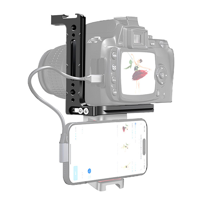Universal Photography L-shaped Bracket Quick installation board tripod base Camera Photo Live Streaming Mount For  DSLR & Mirrorless Cameras