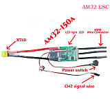JMT AM32 60A 80A 150A 200A Brushless ESC 2-6S BEC 6V/2A 6V/5A For 1/10 1/8 RC Car Airplane Aircraft