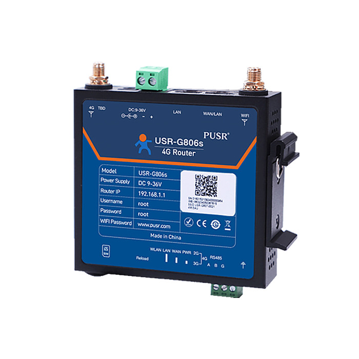 USR-G806s-G Global Band Industrial 4G LTE Router with GNSS Support Global Band & GNSS Industrial Design/Multiple VPNs/ Remote Management