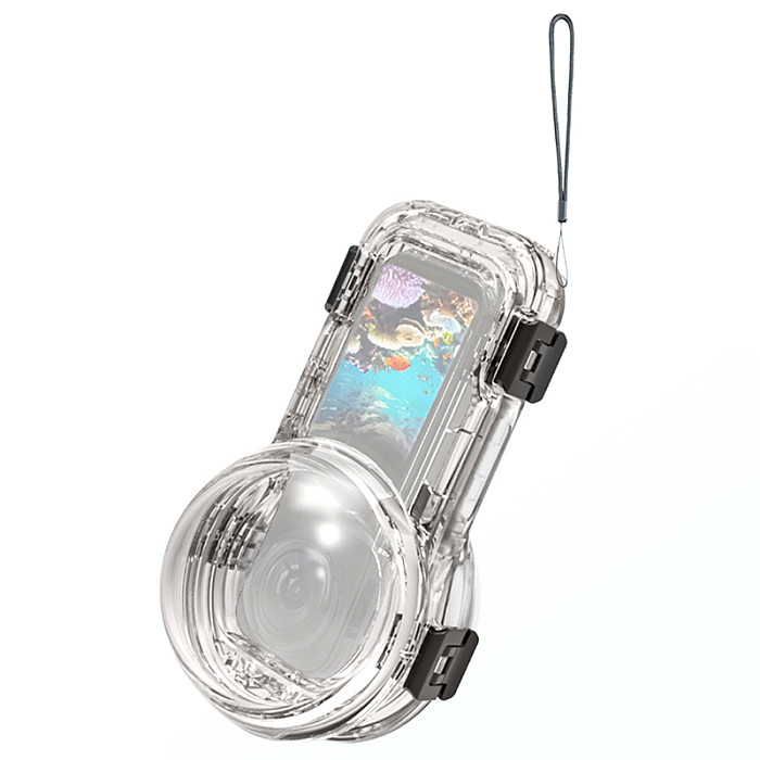 For Insta360 X5 60M Invisible Diving Case 60M Panoramic Camera Waterproof Protective Shell Cover Camera Accessories ﻿