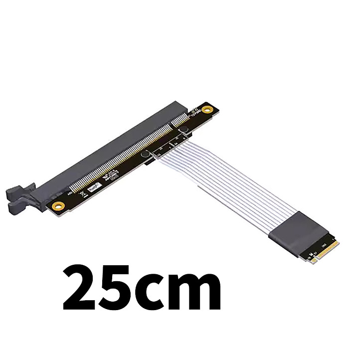 (ADT-Link) M.2 NGFF NVMe STX motherboard graphics card extension cable to PCIe x16 M.2 to 90 16x ﻿