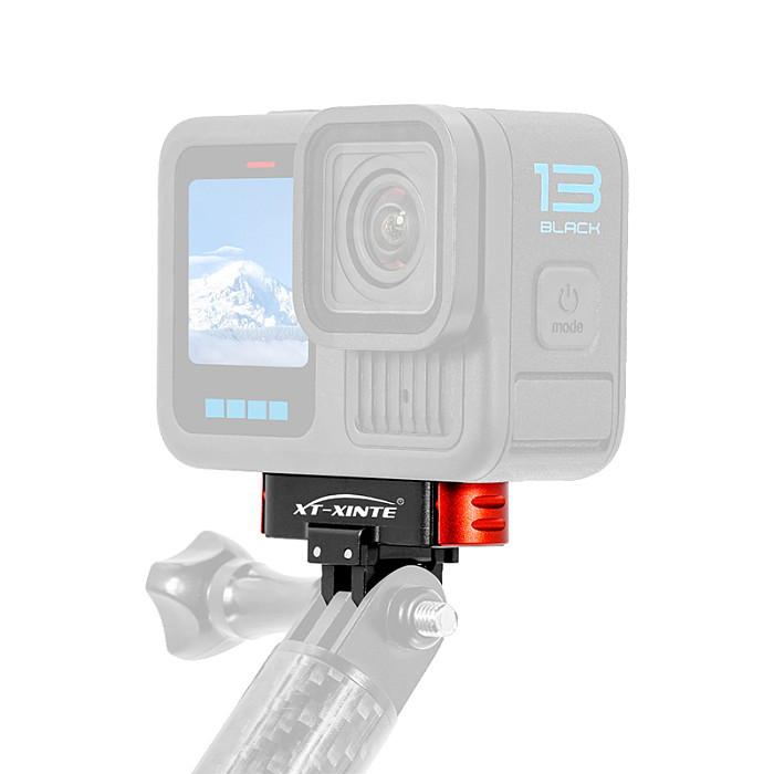For GOPRO Metal Bottom Replacement Seat With Foldable Two Card Magnetic Quick Install And Remove Base Set For GoPro13/12/11/10/9/8 Camera Replacement