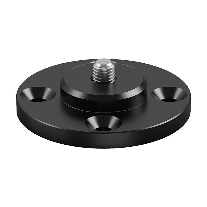 1/4 3/8 M6 Thread 17mm/1inch Ball Head Tripod Connection Adapter Fixed Base