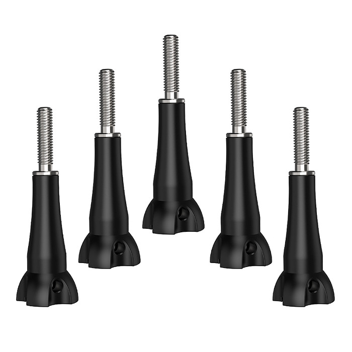 Stainless steel M5*19 Screw For Sports Cameras Foldable M5 Hand Screw Adapter For GoPro 13 12 Accessories For GOPRO full Serise Camera For DJI Action Cameras Monopod Tripod Selfie Stick Mount