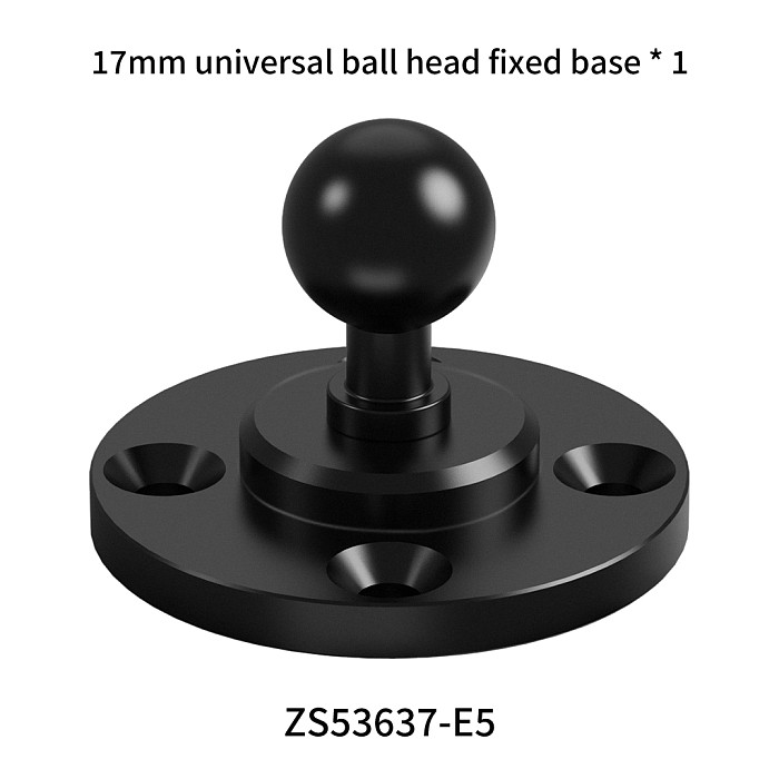 1/4 3/8 M6 Thread 17mm/1inch Ball Head Tripod Connection Adapter Fixed Base