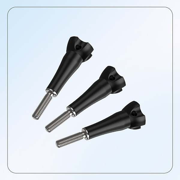 Stainless steel M5*19 Screw For Sports Cameras Foldable M5 Hand Screw Adapter For GoPro 13 12 Accessories For GOPRO full Serise Camera For DJI Action Cameras Monopod Tripod Selfie Stick Mount