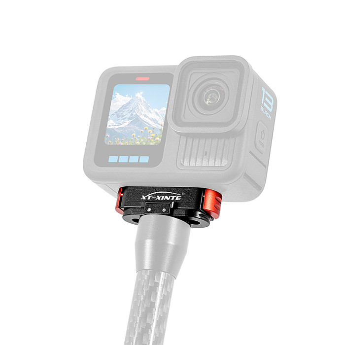 For GOPRO Metal Bottom Replacement Seat With Foldable Two Card Magnetic Quick Install And Remove Base Set For GoPro13/12/11/10/9/8 Camera Replacement