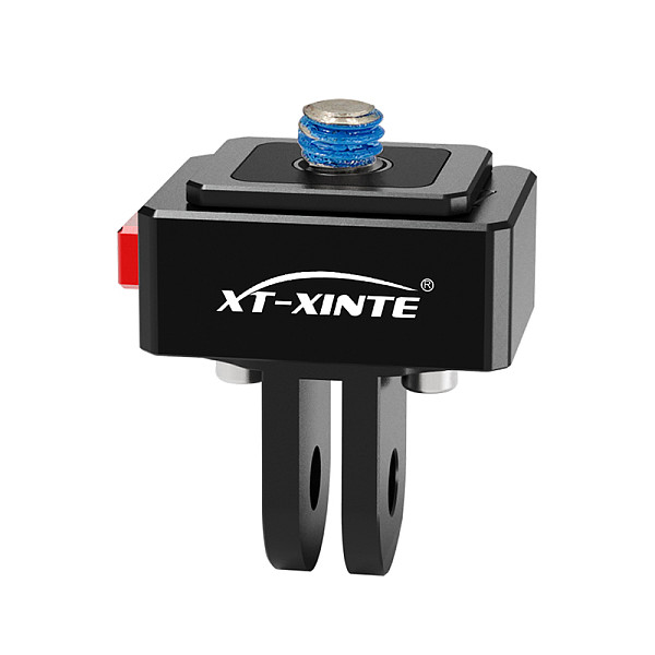 Mini two card quick mount sports camera quick release seat 1/4 turn two card photography adapter accessories For Instax360 X4/3/2/For GOPRO13/12/For  DJI action5PRO/4/3 And other equipment accessories For selfie sticks, tripods, and other accessories