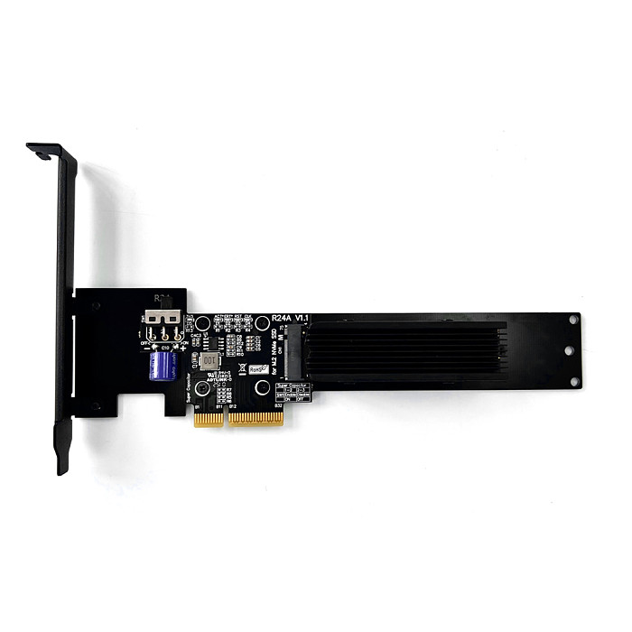 ADT Link PCIe 5.0 x4 to M.2/M.3 NVMe Solid State Drive Adapter Cartridge Support Gen5