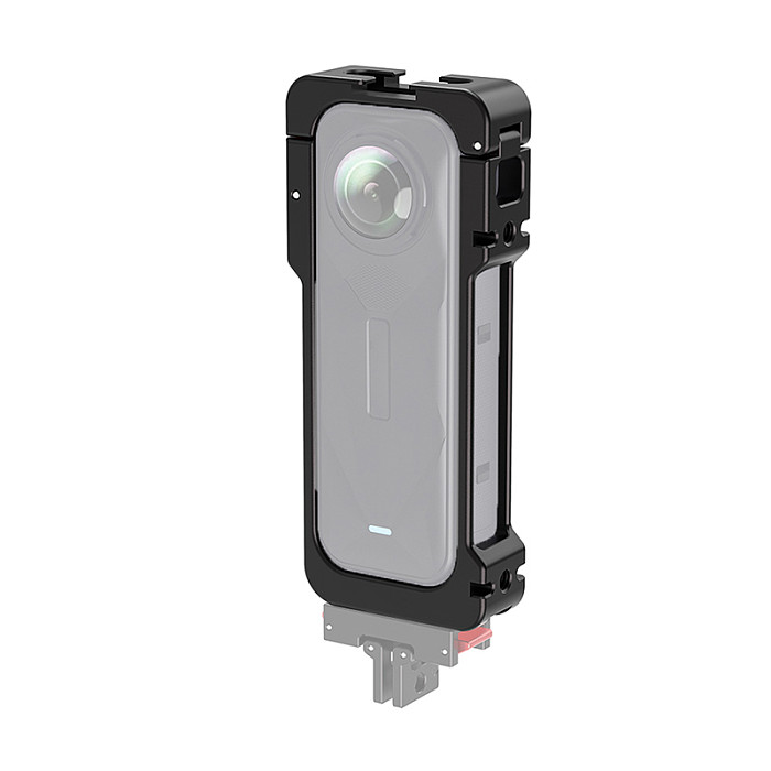 Aluminum Alloy Protective Case For Insta360 X5 Camera Cage Expansion Frame with Cold Shoe Mount Horizontal/Vertical Shooting Rig