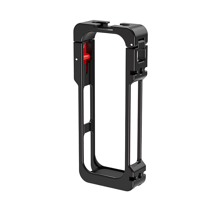 Aluminum Alloy Protective Case For Insta360 X5 Camera Cage Expansion Frame with Cold Shoe Mount Horizontal/Vertical Shooting Rig