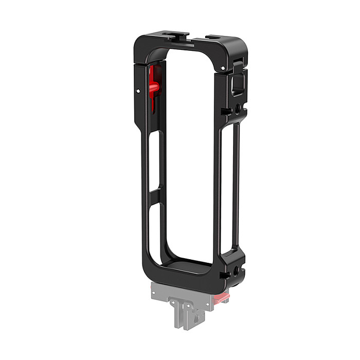 Aluminum Alloy Protective Case For Insta360 X5 Camera Cage Expansion Frame with Cold Shoe Mount Horizontal/Vertical Shooting Rig