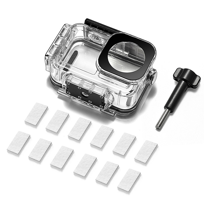 60M Waterproof Housing Shell for DJI OSMO Action 5Pro/4/3 Diving Case Magnetic Quick-release Underwater Photo Video Camera Cover
