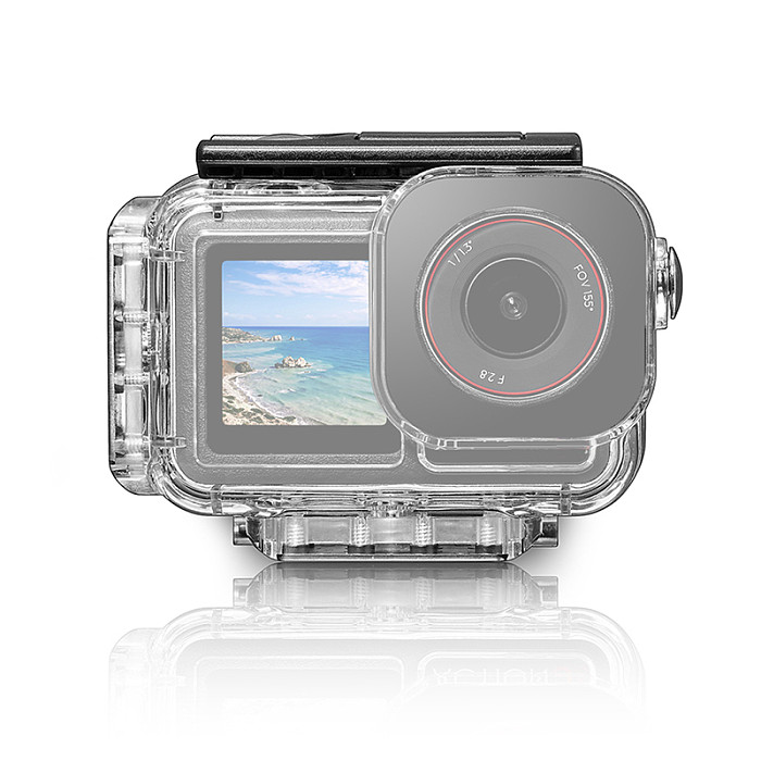 60M Waterproof Housing Shell for DJI OSMO Action 5Pro/4/3 Diving Case Magnetic Quick-release Underwater Photo Video Camera Cover