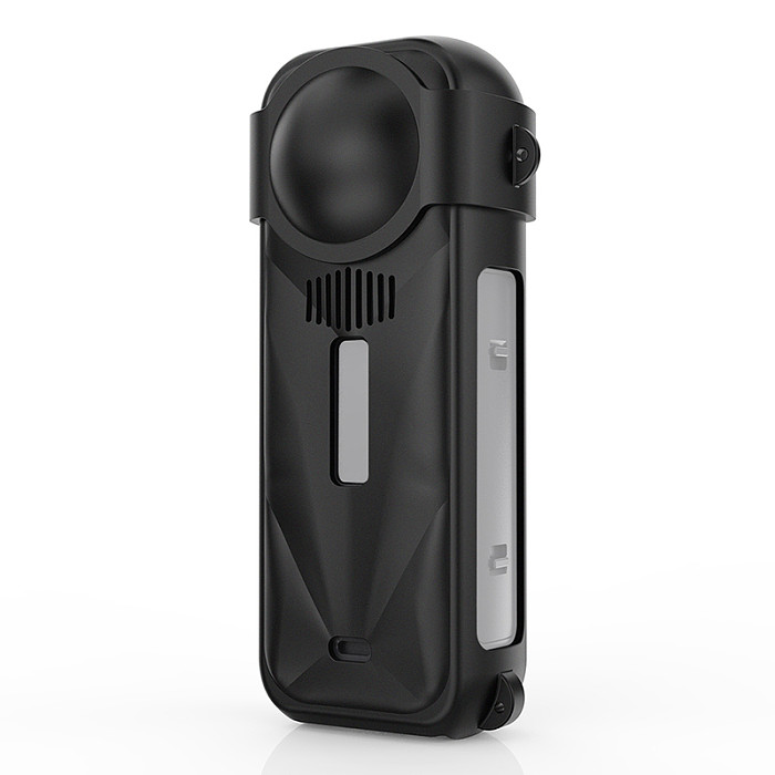 Silicone Desktop Base / Silicone Stand Base Protective Frame with Lens Cap For Insta 360 X5 Camera