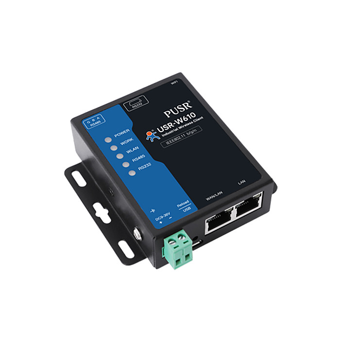 （有人）[USR-W610S ] RS232 RS485 Serial To Wifi And Ethernet Converter With Qualcomm Chips Modbus RTu To Modbus TCP Dual Port WIFI Serial Server