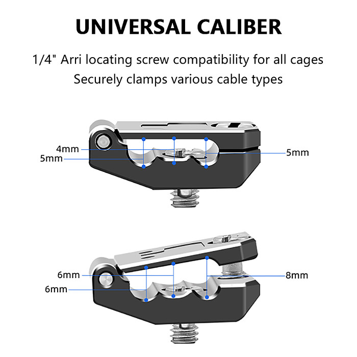 Camera Cage Arri Positioning Cable Clamp HD Cable HDIM Cable Fixing Device DSLR Camera Accessories L Quick Install Board Cable Manager