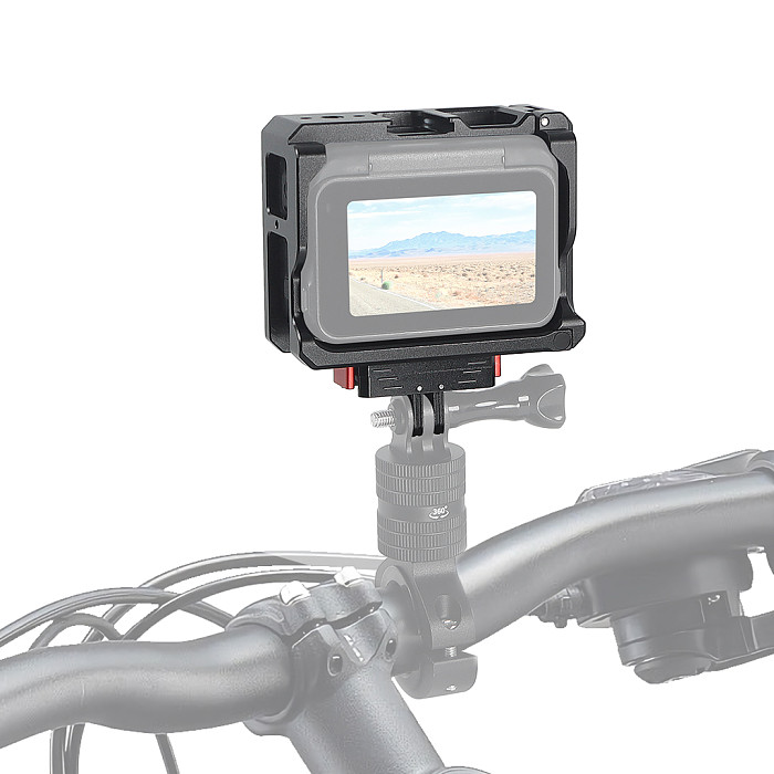 Magnetic Camera Cage Protection Frame Aluminum Alloy Horizontal And Vertical Shooting 1/4 Arri Positioning Quick Mount For Insta360 Ace Pro2 Insta360 X5 X6 DSLR Camera