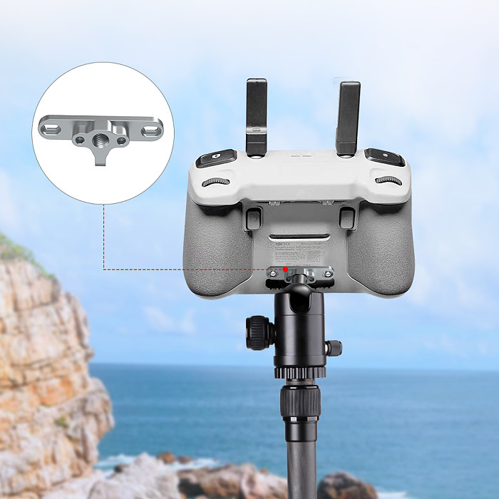 Aluminum Alloy Drone Remote Control Bracket For DJI RC/RC2 /DJI Mini4/3Pro Screen For Tripod Bicycle Handlebar Clamp Bracket Fixed Accessoris