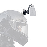 17mm Ball Head Extension Flexible Strong Adhesive Fixed Seat 3-card Holder Bracket PC Plastic Helmet Mount For Insta360/Gopro/DJI Action 5 Pro Sports Cameras