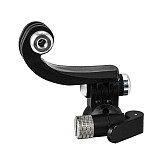 17mm Ball Head Extension Flexible Strong Adhesive Fixed Seat 3-card Holder Bracket PC Plastic Helmet Mount For Insta360/Gopro/DJI Action 5 Pro Sports Cameras