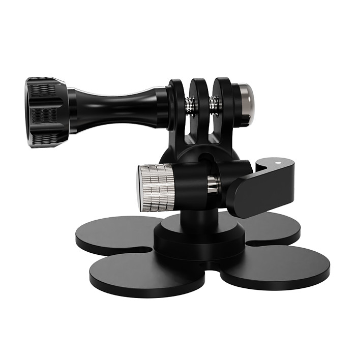 17mm Ball Head Extension Flexible Strong Adhesive Fixed Seat 3-card Holder Bracket PC Plastic Helmet Mount For Insta360/Gopro/DJI Action 5 Pro Sports Cameras