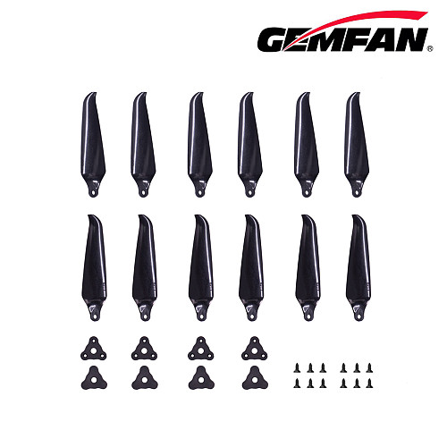 4Pairs Gemfan F1510 F7036 F1051 10inch Folding Propeller 2-Paddle /3-Paddle Glass Fiber Nylon for FPV Long Range Quadcopter