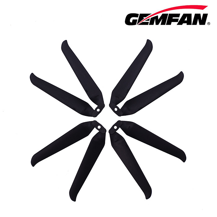 4Pairs Gemfan F1510 F7036 F1051 10inch Folding Propeller 2-Paddle /3-Paddle Glass Fiber Nylon for FPV Long Range Quadcopter
