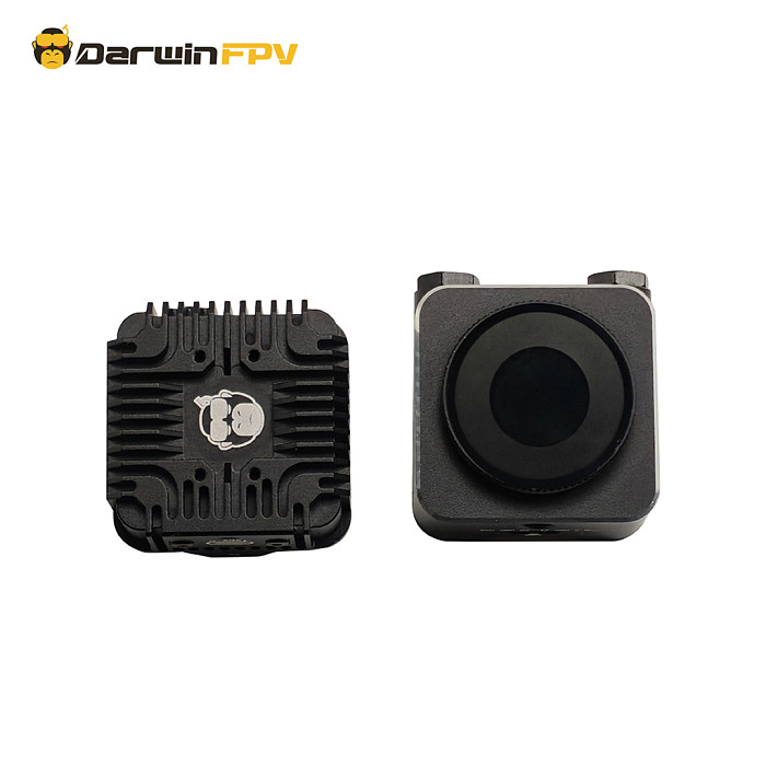 DarwinFPV CNC Aluminum Waterproof Protective Case Compatible with installation DJI O4 PRO Unit Suit for ND8 ND16 Lens Filter