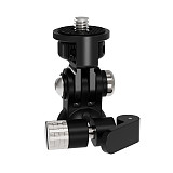 17mm Ball Head Extension Flexible Strong Adhesive Fixed Seat 3-card Holder Bracket PC Plastic Helmet Mount For Insta360/Gopro/DJI Action 5 Pro Sports Cameras