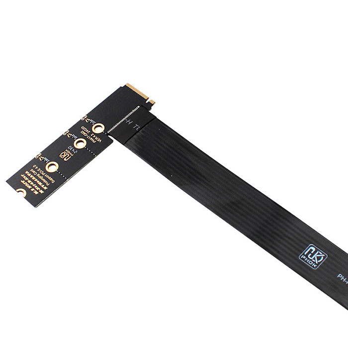 For NGFF M.2 M-KEY&B-KEY NVME SSD Extension Cable PCIe4.0 SATA 64Gbps for M.2 NVME PCI-E 4.0 x4 PC Laptop External Adapter Cable