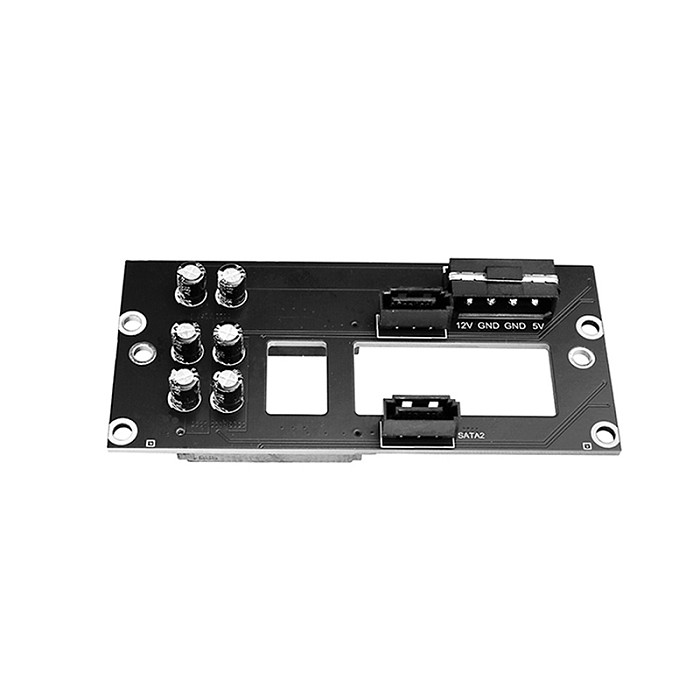 SATA Hard Disk Drive Backplane Nas Storage Card Server Expansion Board 6Gbps SATA to 2 / 3-Disks SSD HDD Adapter 4D Power Supply