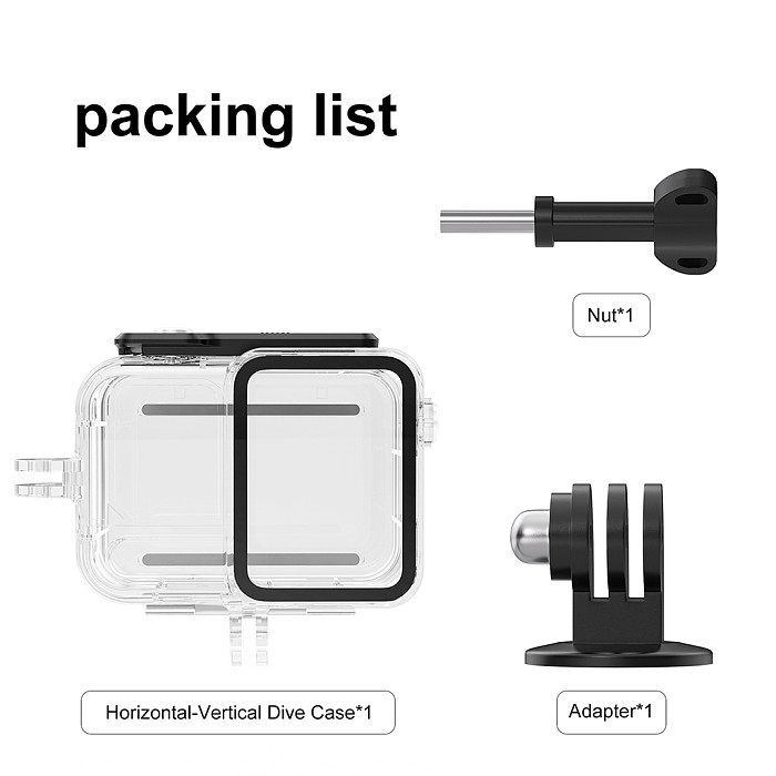 Waterproof Housing Case For Insta360 Ace Pro 2 Underwater Shooting Diving Protective Case Anti-scratch Clear Sports Camera Accessories