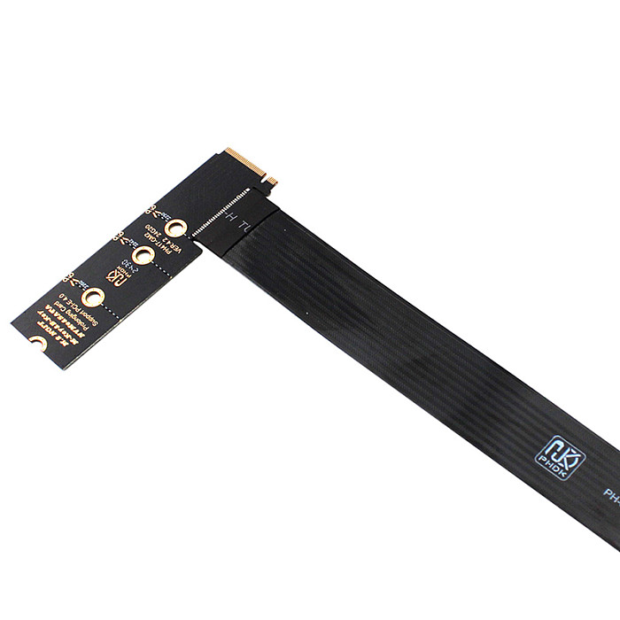 For NGFF M.2 M-KEY&B-KEY NVME SSD Extension Cable PCIe4.0 SATA 64Gbps for M.2 NVME PCI-E 4.0 x4 PC Laptop External Adapter Cable