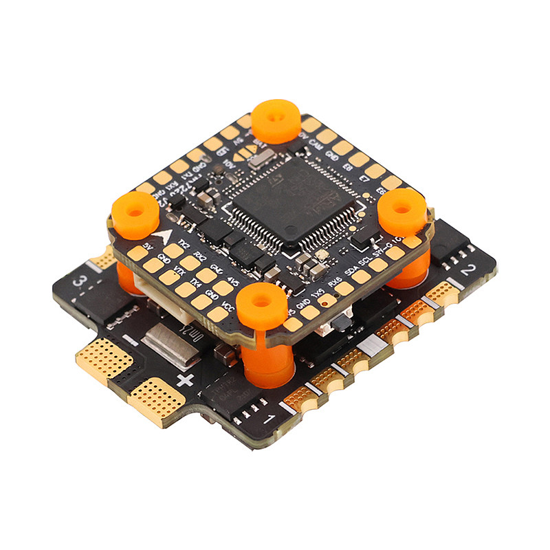 HAKRC 32 Bit AminiF V2 60A 2-8S/ 65A 2-6S Flight control Stack/Flytower Flying Tower Dual Gyroscope Suitable for FPV Racing Drone Aircraft