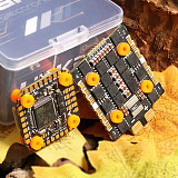 HAKRC 32 Bit AminiF V2 60A 2-8S/ 65A 2-6S Flight control Stack/Flytower Flying Tower Dual Gyroscope Suitable for FPV Racing Drone Aircraft