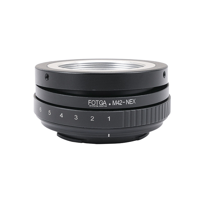 FOTGA M42-NEX E-Mount Lens Adapter Ring for M42 lens Mount to Sony E-Mount A7III NEX-3N 5C 6 7 NEX-VG10E
