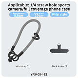 For DJI POCKET4/Gopro/Insta360 Sports Cameras With Fully Wrapped Phone Cases Neck hanging Photography Shoulder Strap Crossbody Hanging Rope Portable Anti Loss Rope Accessories