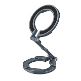 Suitable For MagSafe Car Mounted Dual Head Magnetic Phone Holder Outdoor Live Streaming Folding Aluminum Alloy Phone Holder