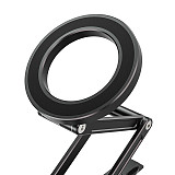 Suitable For MagSafe Desktop Live Streaming Magnetic Mobile Phone Folding Stand With Horizontal And Vertical Switching Aluminum Alloy Universal Stand