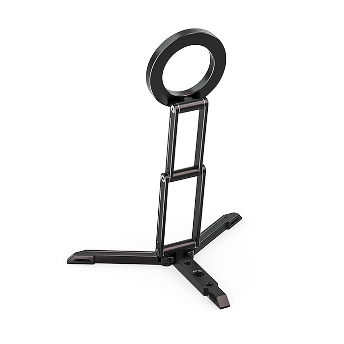 Suitable For MagSafe Desktop Live Streaming Magnetic Mobile Phone Folding Stand With Horizontal And Vertical Switching Aluminum Alloy Universal Stand