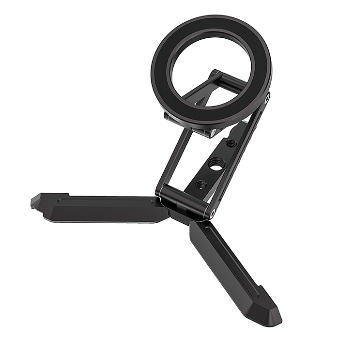 Suitable For MagSafe Desktop Live Streaming Magnetic Mobile Phone Folding Stand With Horizontal And Vertical Switching Aluminum Alloy Universal Stand