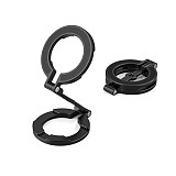 Suitable For MagSafe Car Mounted Dual Head Magnetic Phone Holder Outdoor Live Streaming Folding Aluminum Alloy Phone Holder