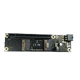 PCIe 4.0 graphics card external extension expansion independent SFF-8654 adapter card